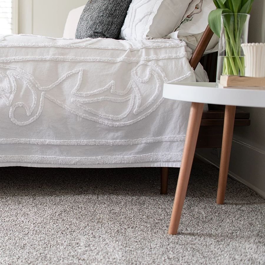 Bed and table on the carpet - Kimple Carpet, LLC in Gettysburg