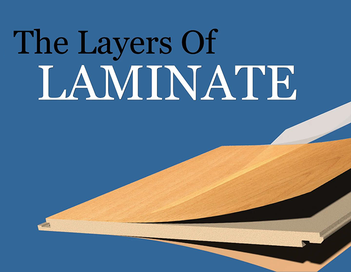 the layers of laminate graphic